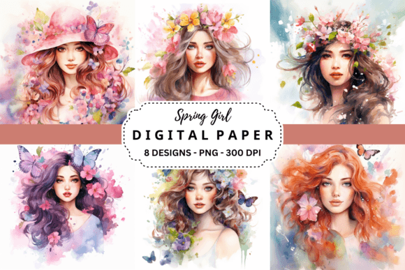 Capturing the Essence of the Season: Spring Girl Backgrounds