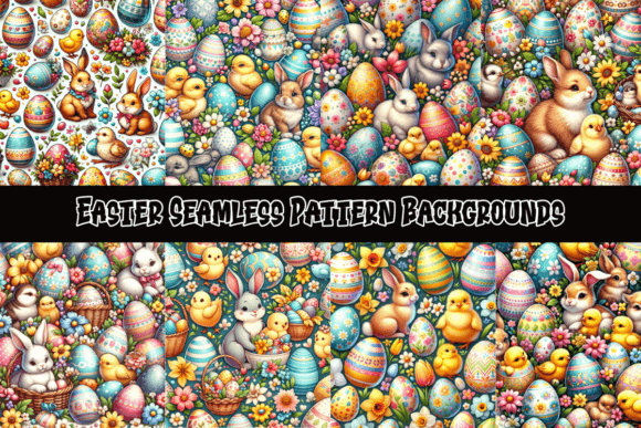 Easter Pattern Backgrounds: Infusing Whimsy into Your Designs