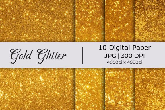 Gold Big Glitter Paper Backgrounds: A Designer's Guide to Digital Luxe