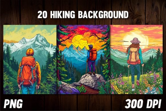 Hiking Backgrounds for Covers: A Designer's Field Guide