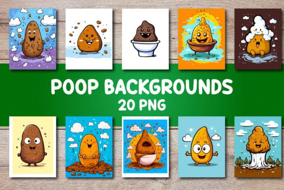 Injecting Personality: The Poop Backgrounds for Covers Collection