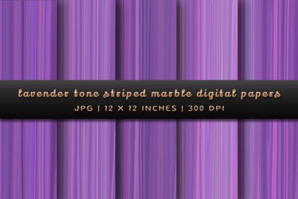 Lavender Tone Striped Marble Backgrounds for Modern Design