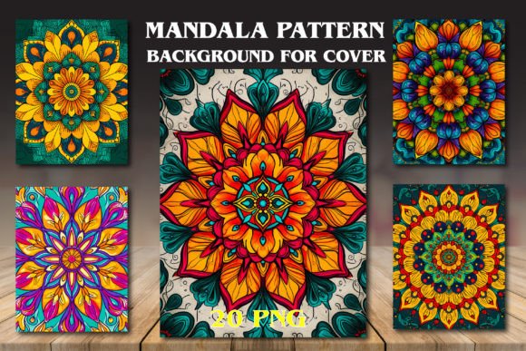 Mandala Pattern Backgrounds: Covers That Captivate