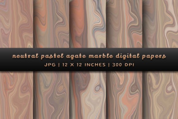 Neutral Pastel Agate Marble Backgrounds: A Designer's Guide to Understated Elegance