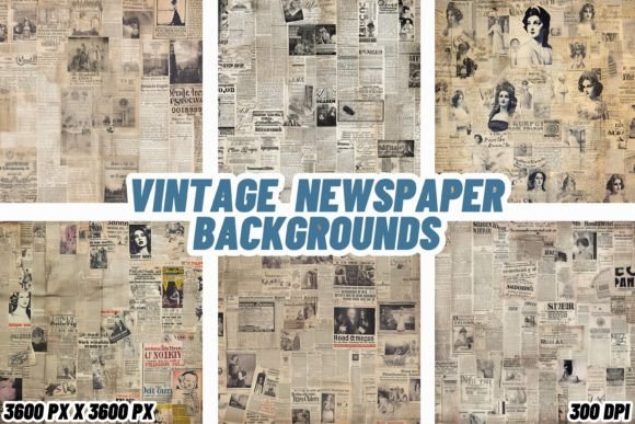 Timeless Textures: A Guide to Vintage Newspaper Backgrounds