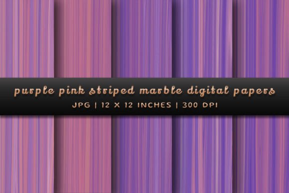 Transform Your Designs with Purple Pink Striped Marble Backgrounds