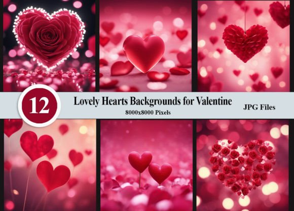 Transform Your Valentine's Photos with Lovely Hearts Backgrounds