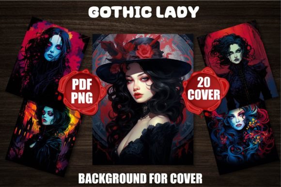 Unveiling the Allure of Gothic Lady Backgrounds for Cover Design