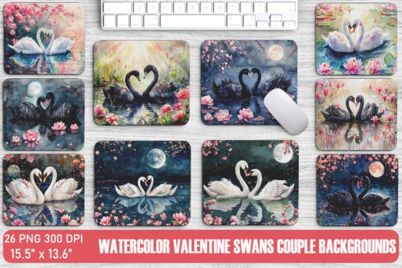 Valentine Swans Couple Backgrounds: A Designer’s Guide