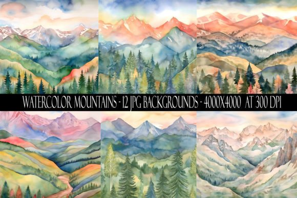 Watercolor Mountain Backgrounds: A Designer's Practical Guide